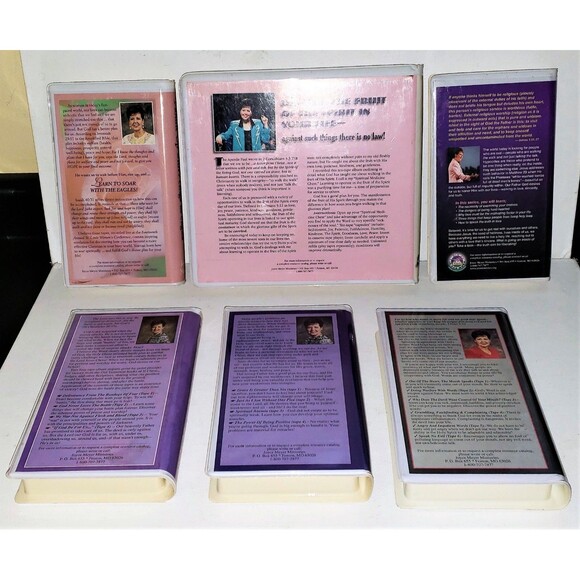 WOW JOYCE MEYER Large OOP VHS Collection Many Rarities Christmas Gift Special! - Picture 3 of 9